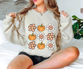 Retro Daisy Pumpkin Fall Season Shirt - Nesta Tees